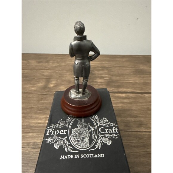 Piper Craft Robert Burns Pewter Figurine | Scotland - Picture 4 of 6